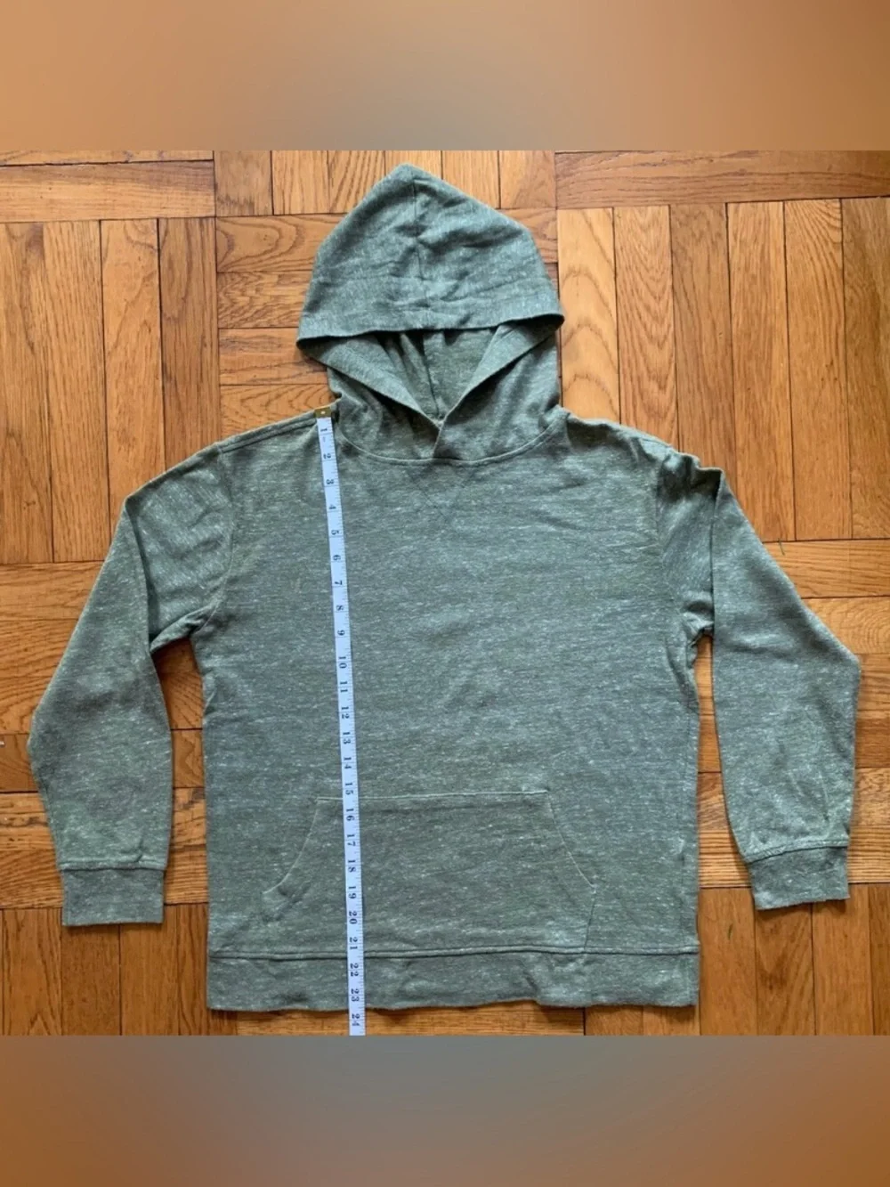 GAP Kid’s Heather Green Lightweight Pullover Hoodie